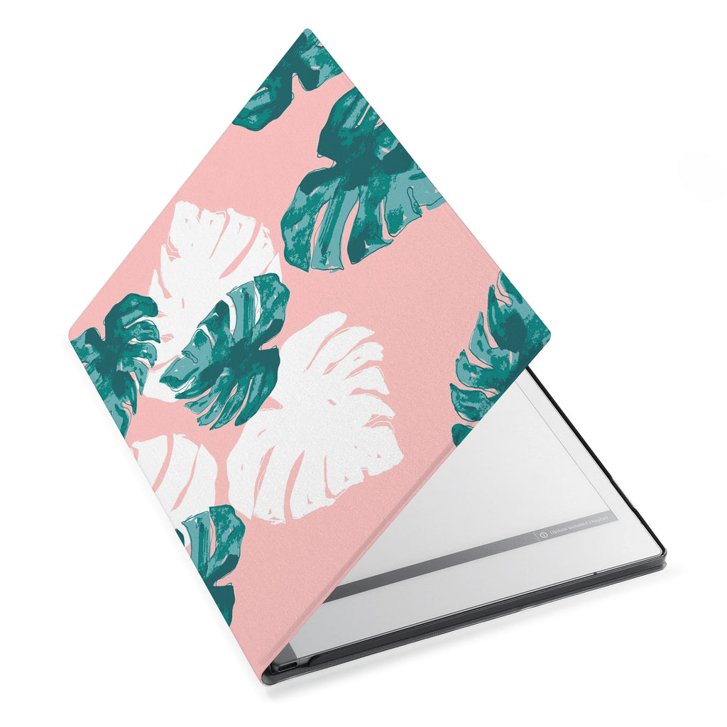 The Personalized VistaCase reMarkable Pen Holder CasewithPink Flower 2 design adds a touch of elegance to your device.