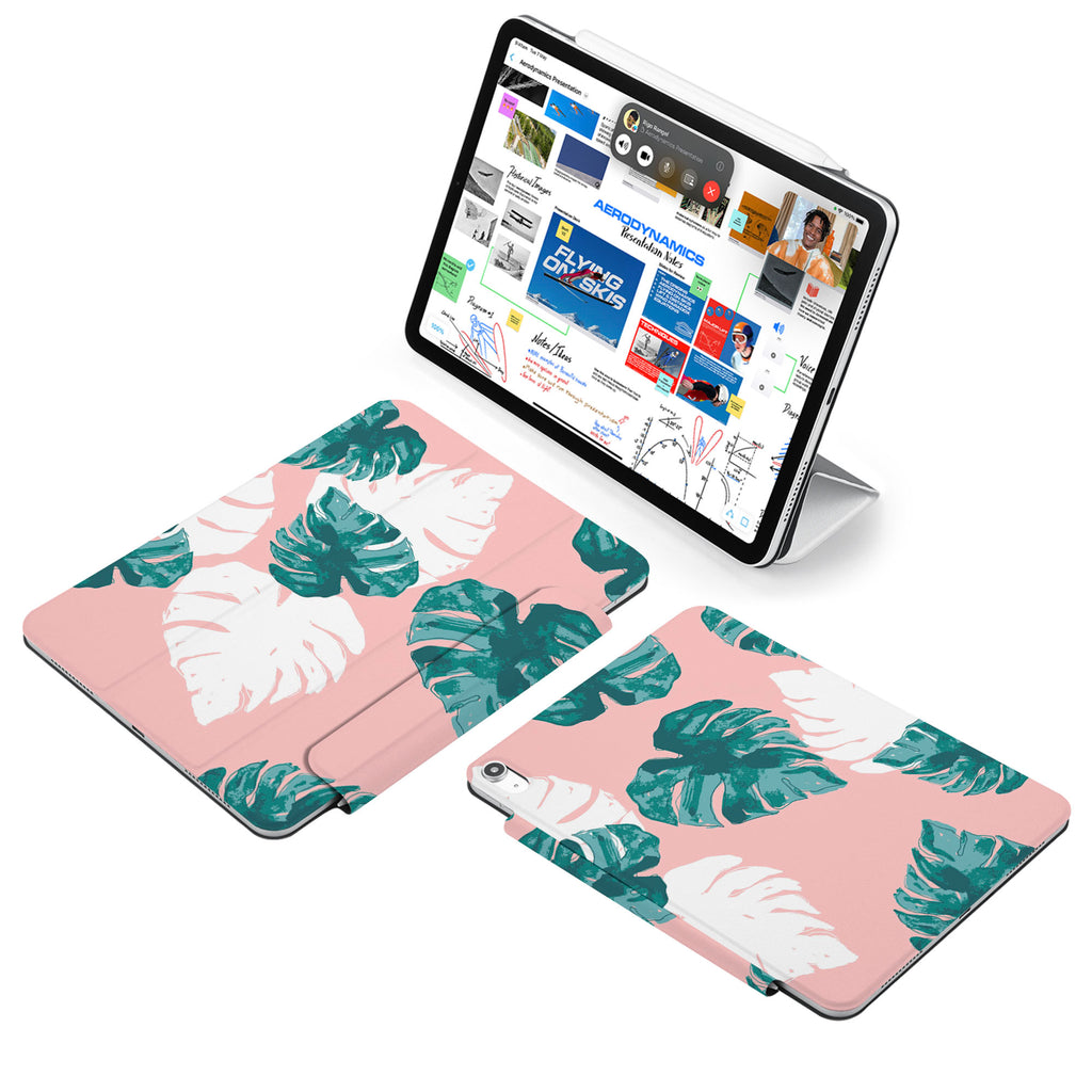 the VistaCase Personalized iPad Slim Fit Case with Pink Flower 2 design,  Made to order, you can personalize it further by adding a monogram or your signature to the design, making it the perfect personalized gift.