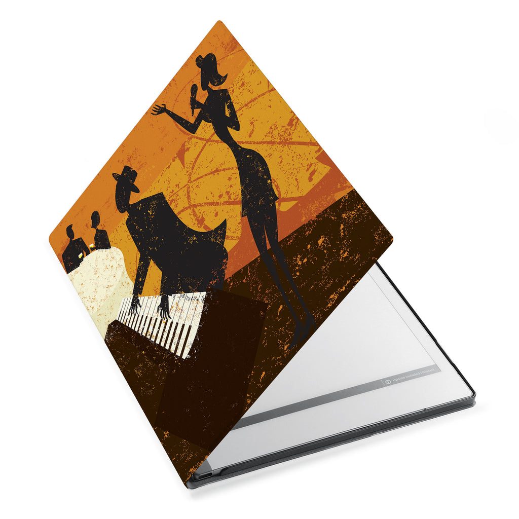 The Personalized VistaCase reMarkable Pen Holder CasewithMusic design adds a touch of elegance to your device.