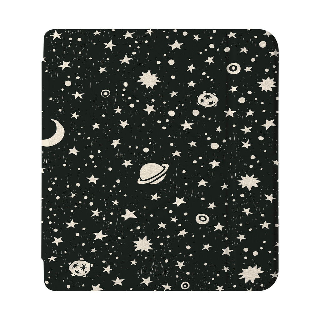 front view of personalized Kobo case with Space design