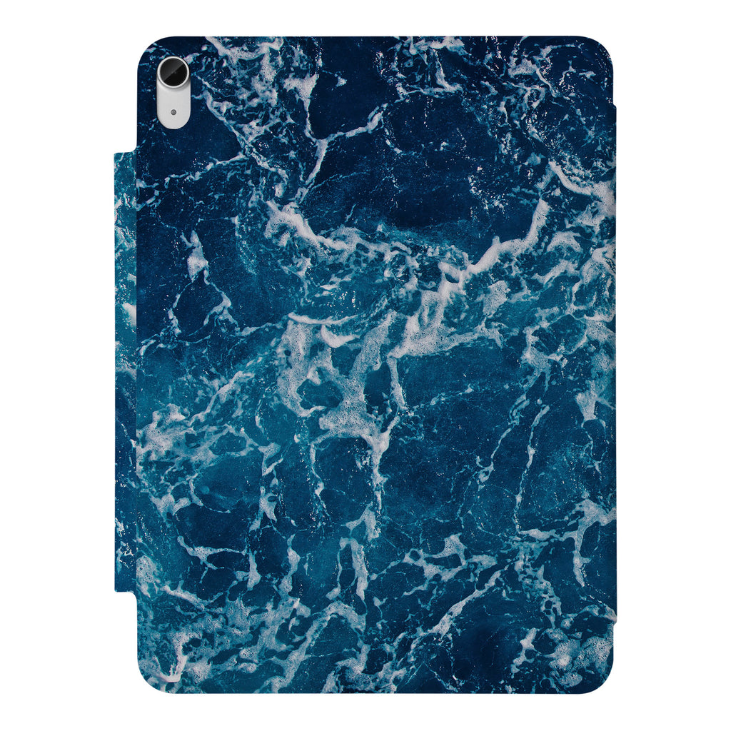 the VistaCase Personalized iPad Slim Fit Case with Ocean design,  Crafted with a durable fabric exterior and a soft interior lining.