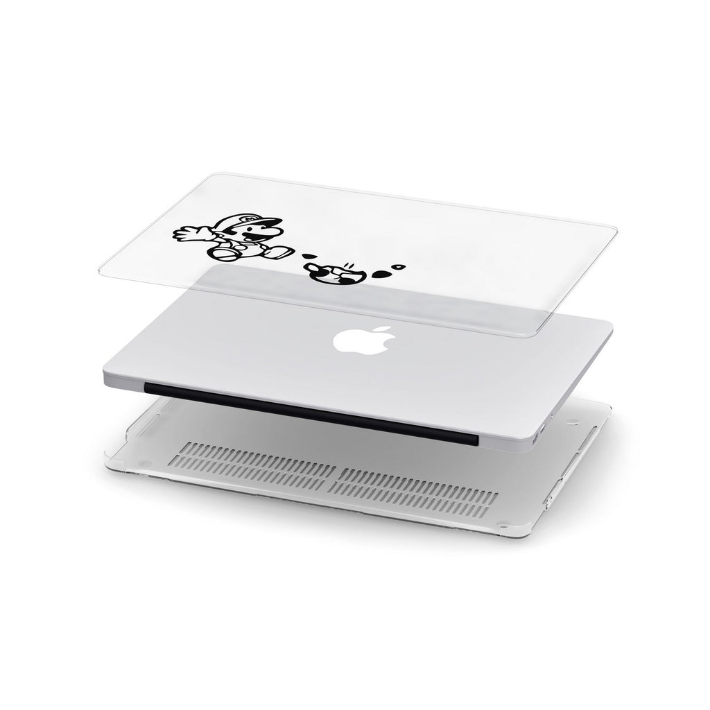 Ultra-thin and lightweight two-piece hardshell case with Super Mario design is easy to apply and remove swap