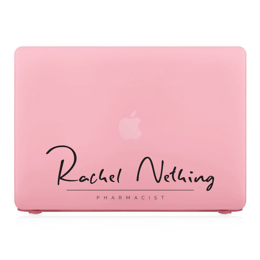 MacBook Case - Signature with Occupation 09