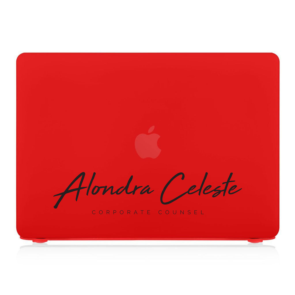 MacBook Case - Signature with Occupation 22