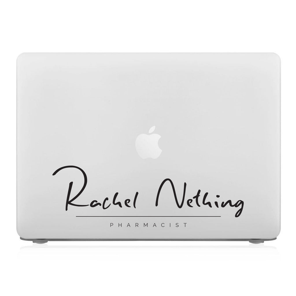 MacBook Case - Signature with Occupation 09
