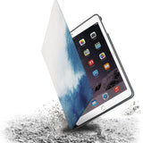 Drop protection from the personalized iPad folio case with Abstract Ink Painting design