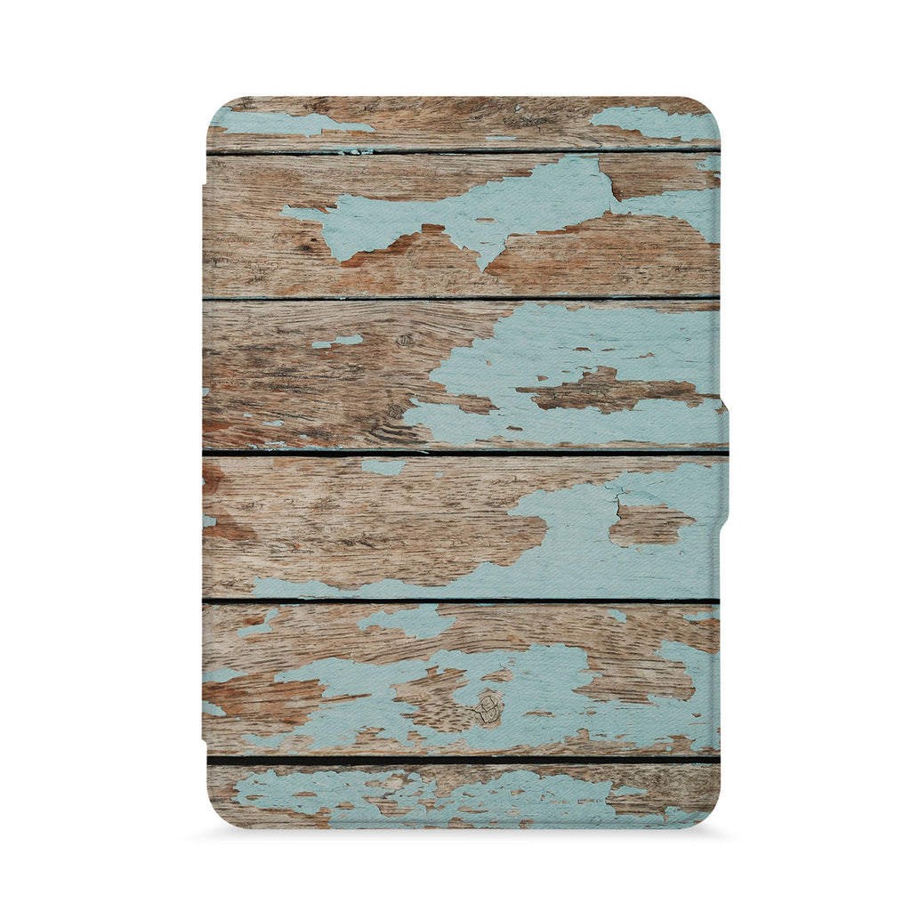 front view of personalized kindle paperwhite case with 01 design - swap