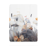 front view of personalized iPad case with pencil holder and Fairy Tale design