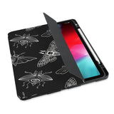 personalized iPad case with pencil holder and Animal Skeleton design - swap