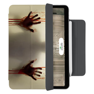 Elevate your iPad experience with the VistaCase Personalized iPad Slim Fit Case. Featuring an exquisitely detailed Horror design