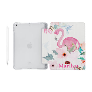 iPad SeeThru Case - Flamingo