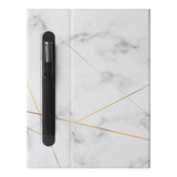 The Personalized VistaCase reMarkable Pen Holder Case with Marble 2020 design features a built-in Marker pen holder,