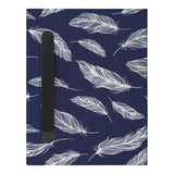 The Personalized VistaCase reMarkable Pen Holder Case with Feather design features a built-in Marker pen holder,