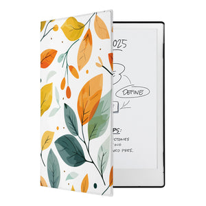 swap - The Personalized VistaCase reMarkable Pen Holder Case is adorned with a vibrant and intricately detailed Leaves design