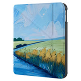 swap front and back view of personalized KOBO case and Abstract Painting design - swap