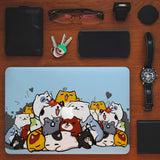 hardshell case with Cute Cats design holds up to scratches, punctures, and dents