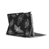 the back side of Personalized Microsoft Surface Pro and Go Case in Movie Stand View with Animal Skeleton design - swap