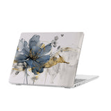 personalized microsoft laptop case features a lightweight two-piece design and Artistic Flower print