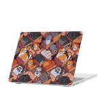 personalized microsoft laptop case features a lightweight two-piece design and Sushi Cats print