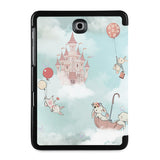 the back view of Personalized Samsung Galaxy Tab Case with Forst Animal design