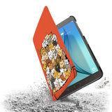 the drop protection feature of Personalized Samsung Galaxy Tab Case with Cute Cats design