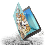 the drop protection feature of Personalized Samsung Galaxy Tab Case with Cute Cats design