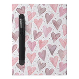 The Personalized VistaCase reMarkable Pen Holder Case with Love design features a built-in Marker pen holder,