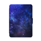 front view of personalized kindle paperwhite case with Starry Night design