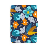 front view of personalized kindle paperwhite case with Autumn Leaves design