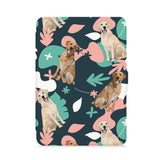 front view of personalized kindle paperwhite case with Lovely Dog design