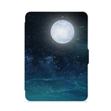 front view of personalized kindle paperwhite case with Starry Night design