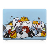 This lightweight, slim hardshell with Cute Cats design is easy to install and fits closely to protect against scratches