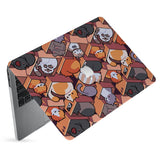 hardshell case with Sushi Cats design has matte finish resists scratches