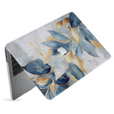 hardshell case with Artistic Flower design has matte finish resists scratches