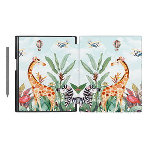 Vista Case reMarkable Folio case with Rainforest Animals Design has an integrated holder for pen marker so you never have to leave your extra tech behind. swap