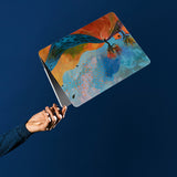 personalized microsoft laptop case features a lightweight two-piece design and Abstract Painting print