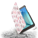 the drop protection feature of Personalized Samsung Galaxy Tab Case with Love design