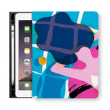 frontview of personalized iPad folio case with 2 design